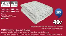 Jysk Tronfjellet synthetisch dekbed aanbieding