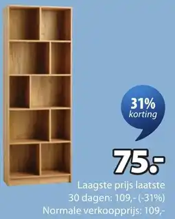 Jysk Mosbjerg boekenkast aanbieding