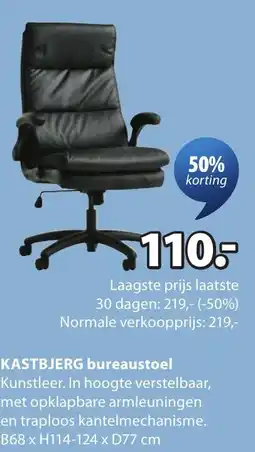 Jysk Kastbjerg bureaustoel aanbieding