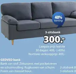 Jysk Gedved bank aanbieding