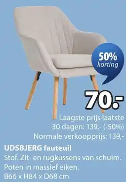 Jysk Udsbjerg fauteuil aanbieding