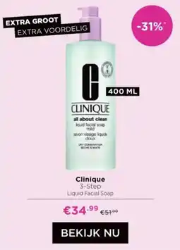 ICI Paris XL Clinique 3-Step Liquid Facial Soap aanbieding