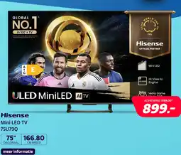 Electroworld Hisense 75U79Q aanbieding