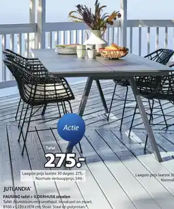 Jysk Jutlandia Fausing tafel aanbieding