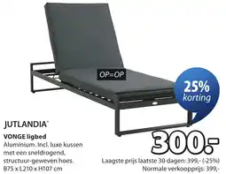 Jysk Jutlandia Vonge ligbed aanbieding