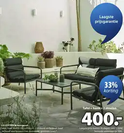 Jysk Lillestroem loungeset aanbieding