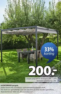 Jysk Hjortemose pergola aanbieding