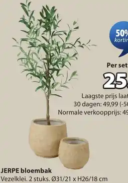 Jysk Jerpe bloembak aanbieding