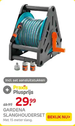 Praxis Gardena Slanghouderset aanbieding