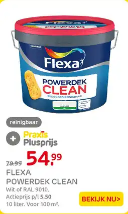 Praxis Flexa Powerdek Clean aanbieding