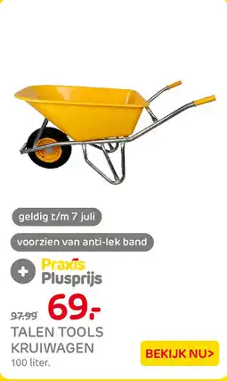 Praxis Talen Tools Kruiwagen aanbieding