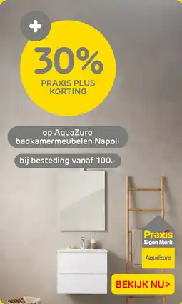 Praxis op AquaZuro badkamermeubelen Napoli aanbieding