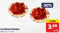 Die 2 Brüder Aardbeienvlaaitjes aanbieding