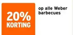 GAMMA op alle Weber barbecues aanbieding