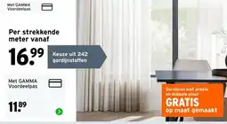 GAMMA GAMMA maatwerk (vouw) gordijnen aanbieding