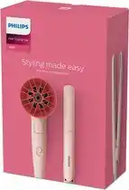 Bol.com Philips 3000 series BHP398/00 - Föhn incl. stijltang - Roze - Reisföhn aanbieding
