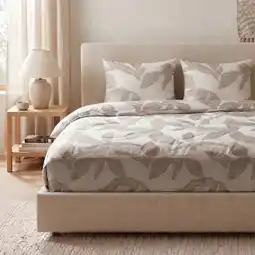 Action Lazy all-in-one dekbed - taupe aanbieding