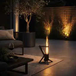 Action Green Flame terrasverwarmer R80 – zwart aanbieding