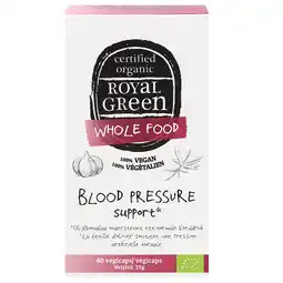 Holland & Barrett Royal Green Blood Pressure Support - 60 vegicaps aanbieding