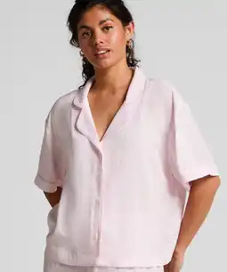 Hunkemoller Hunkemöller Pyjamajasje met korte mouwen Roze aanbieding
