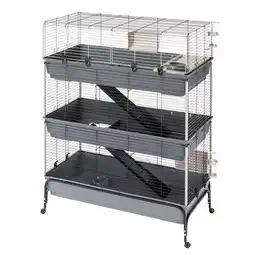 Zooplus Ferplast Kleindierkooi Vital 120 - Drie Verdiepingen - L 120 x B 60 x H 167 cm aanbieding