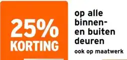 GAMMA op alle binnen- en buiten deuren aanbieding