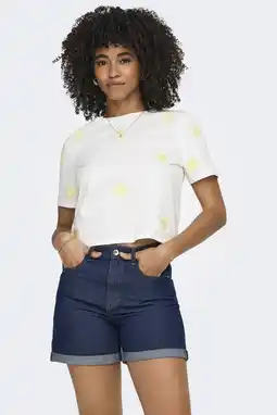 Wehkamp ONLY T-shirt wit aanbieding
