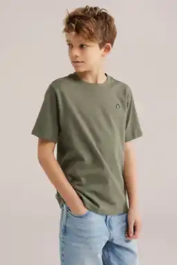 Wehkamp WE Fashion T-shirt kaki aanbieding
