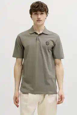 Wehkamp JACK & JONES regular polo groen aanbieding