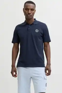 Wehkamp JACK & JONES regular polo donkerblauw aanbieding