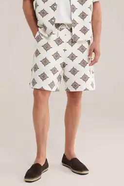 Wehkamp WE Fashion casual short ecru aanbieding