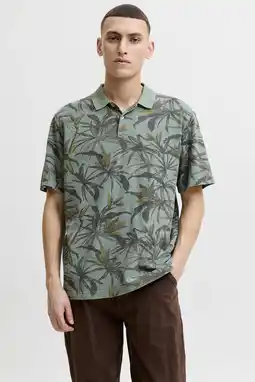 Wehkamp JACK & JONES PREMIUM regular fit polo - groen aanbieding
