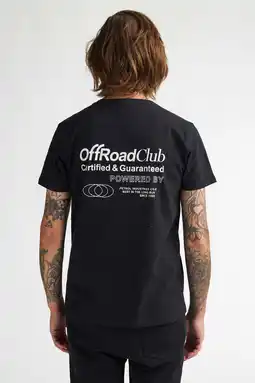 Wehkamp Petrol Industries regular T-shirt met backprint zwart aanbieding