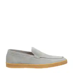 Wehkamp Van Lier Lugano suède loafers lichtgrijs aanbieding