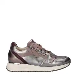 Wehkamp Gabor leren sneakers zilver aanbieding