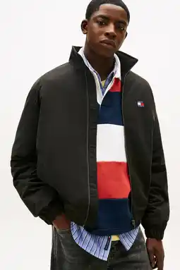 Wehkamp Tommy Jeans zomerjas zwart aanbieding