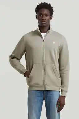 Wehkamp G-STAR sweatvest beige aanbieding