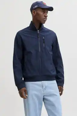 Wehkamp JACK & JONES ESSENTIALS softshell jas donkerblauw aanbieding