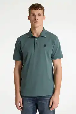 Wehkamp CHASIN' regular polo donkergroen aanbieding