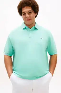 Wehkamp Tommy Hilfiger Big & Tall regular polo Plus Size groen aanbieding