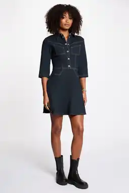 Wehkamp Morgan jurk dark blue denim aanbieding