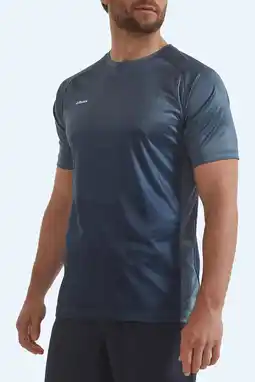 Wehkamp Reece senior sportshirt Shift grijs/zwart aanbieding
