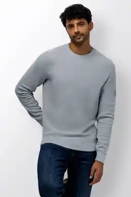 Wehkamp State of Art gebreide trui blauw aanbieding