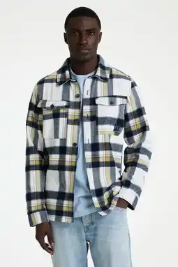 Wehkamp CHASIN' geruit overshirt donkerblauw aanbieding