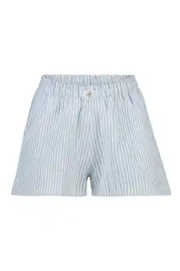 Wehkamp America Today pyjamashort blauw/wit aanbieding