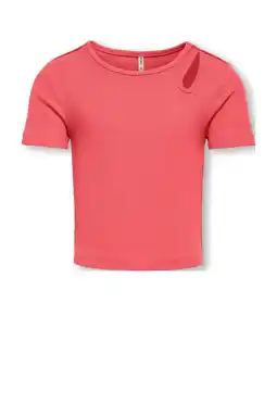 Wehkamp KIDS ONLY GIRL cropped top koraalroze aanbieding
