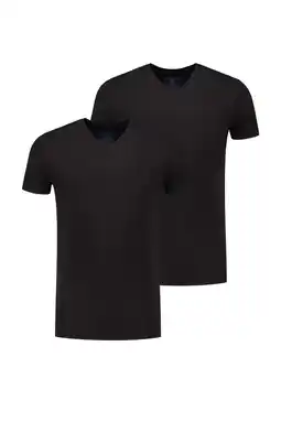 Wehkamp Bamigo ondershirt Johnson met bamboe (set van 2) zwart aanbieding