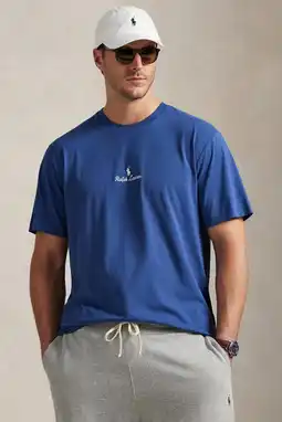 Wehkamp Polo Ralph Lauren Big & Tall regular T-shirt Plus Size blauw aanbieding