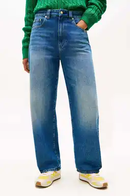 Wehkamp Tommy Hilfiger barrel jeans medium blue denim aanbieding