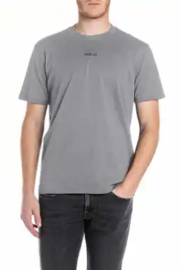 Wehkamp REPLAY regular T-shirt grijs aanbieding
